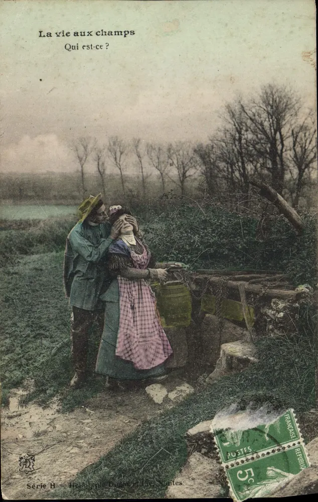 A vida nos campos — Quem é este ? — Série H, História das Mulheres e das Amizades - Frente