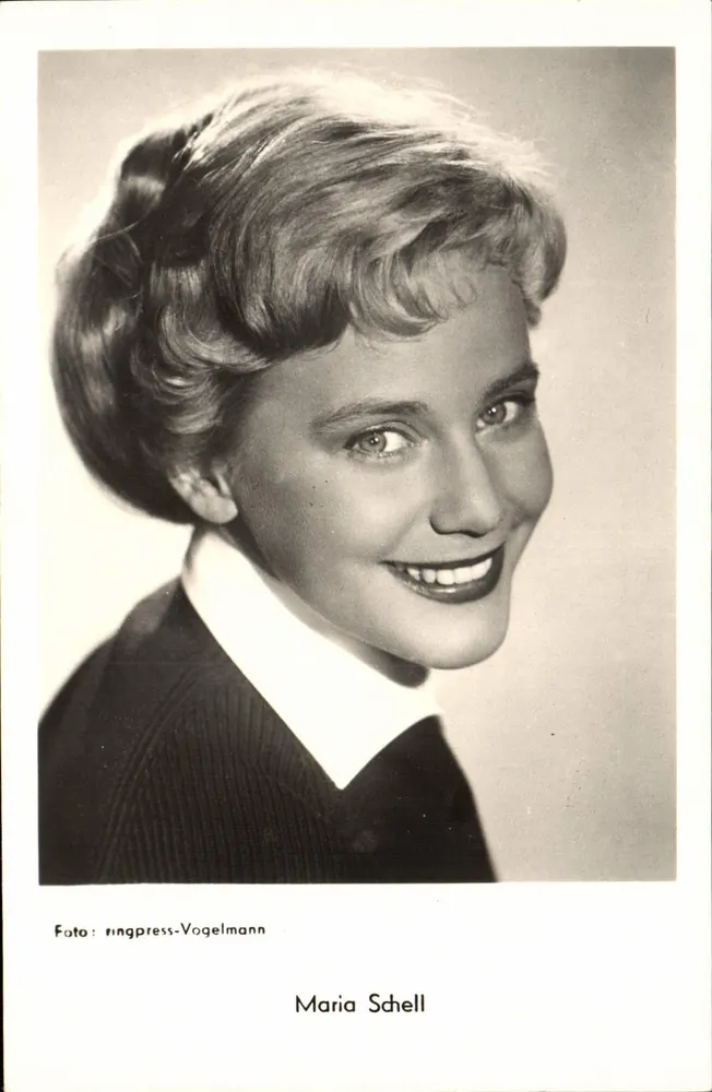 Maria Schell — retrato — Foto: ringpress-Vogelmann - Frente