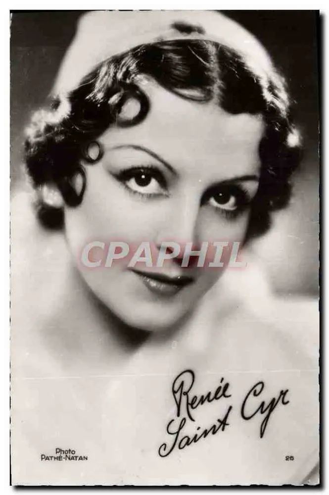 Renée Saint-Cyr — portret — Foto Pathe-Natan, n°26 - Awers