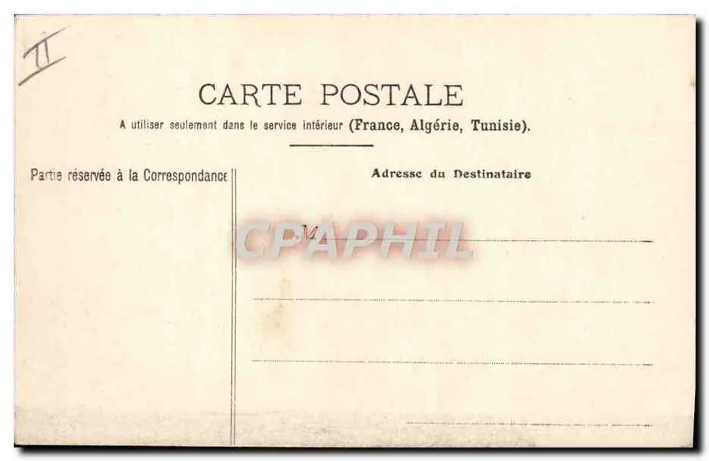 Funktelegraphie — humoristische Szene — P. HELMLINGER & CIE, IMP. NANCY - Rückseite