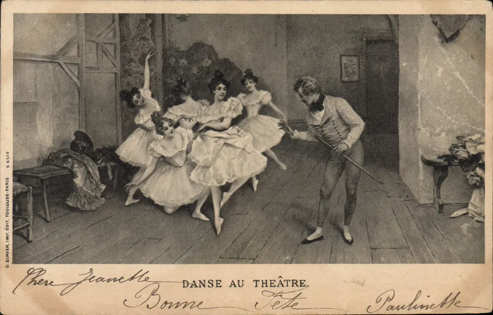 Dança no Teatro — S. Sirven, Imp. Göt, Toulouse, Paris — n° 5 610 - Frente
