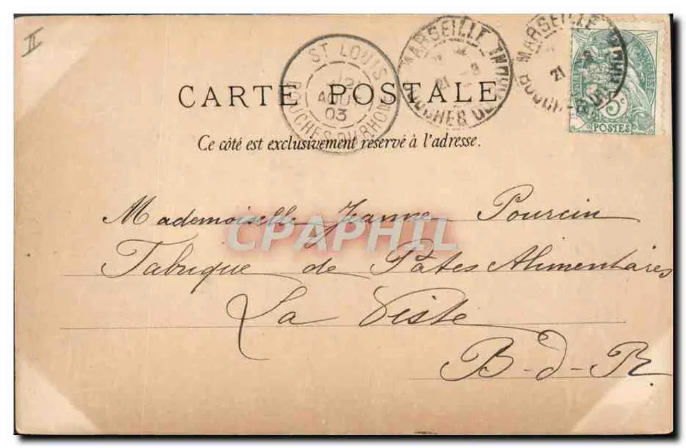 Dança no Teatro — S. Sirven, Imp. Göt, Toulouse, Paris — n° 5 610 - Verso