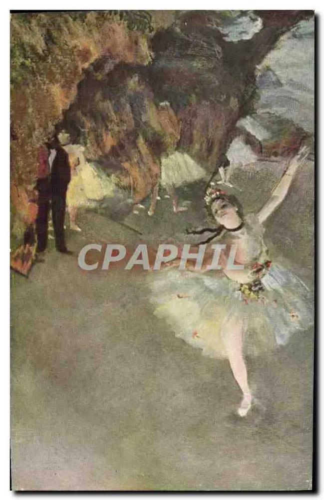 Dançarina no palco — Edgar Degas, obra do Museu do Louvre, n° 37 - Frente