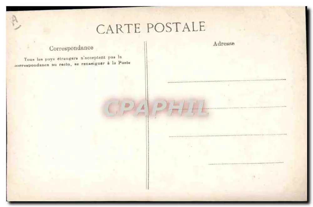 Uma louée de Servantes — cena de aldeia — E. L. D. - Verso