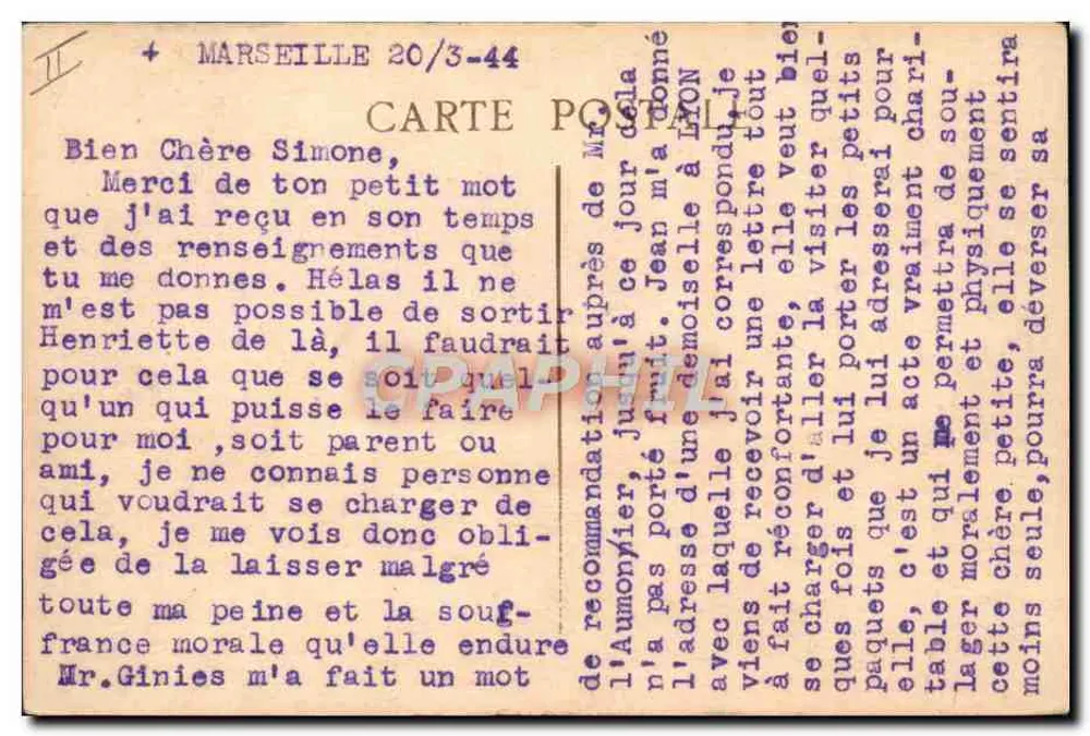 Dampfschiff « HOGGAR » — Schnellverbindung von Marseille zur Küste Afrikas — Compagnie Fraissinet - Rückseite