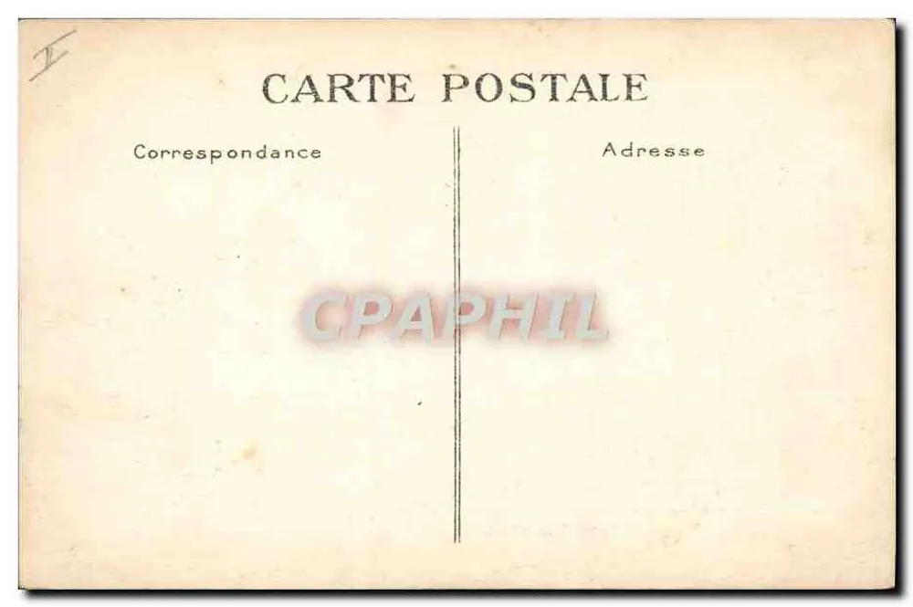 Le Havre — Dampfer "Ile-de-France" — C. M., Le Havre - Rückseite