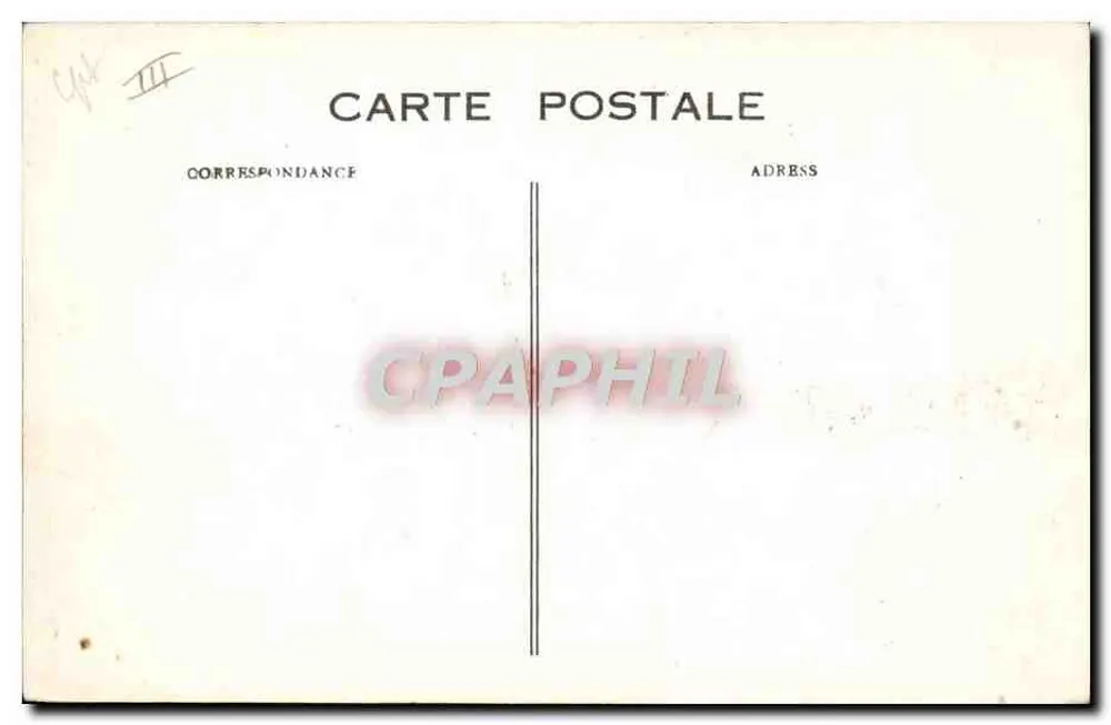 Dampfschiff "Ile-de-France" — G.F., Le Havre - Rückseite