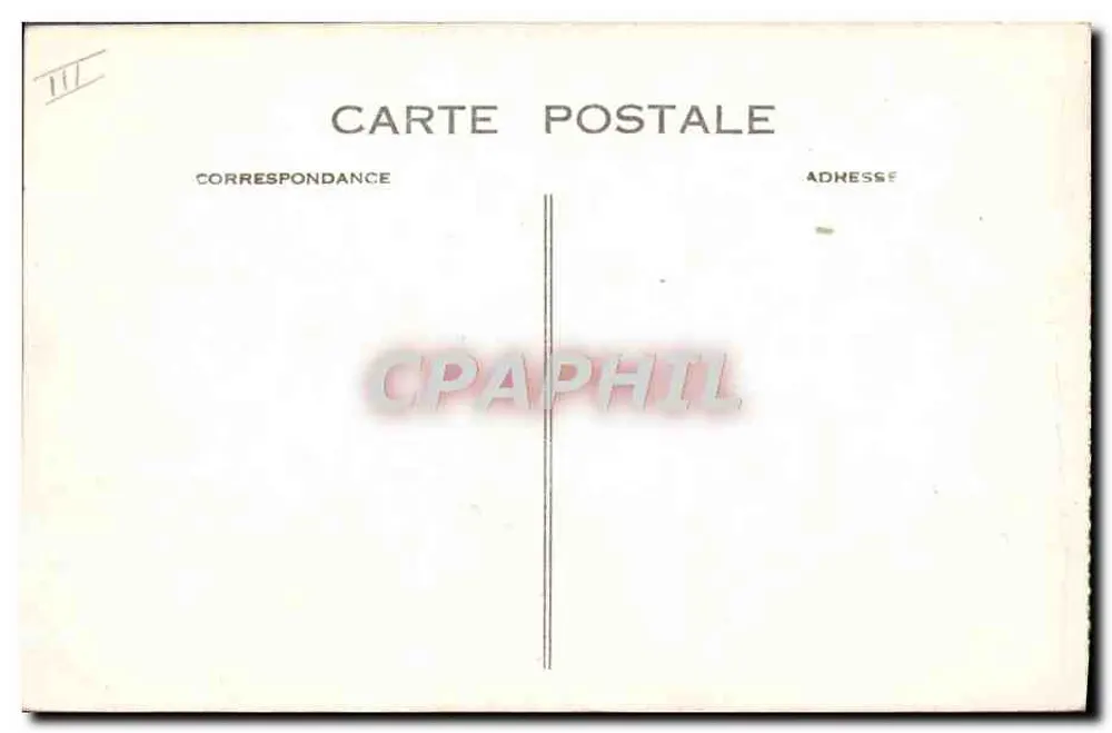 Dampfer "Ile-de-France" — G.F., Le Havre - Rückseite