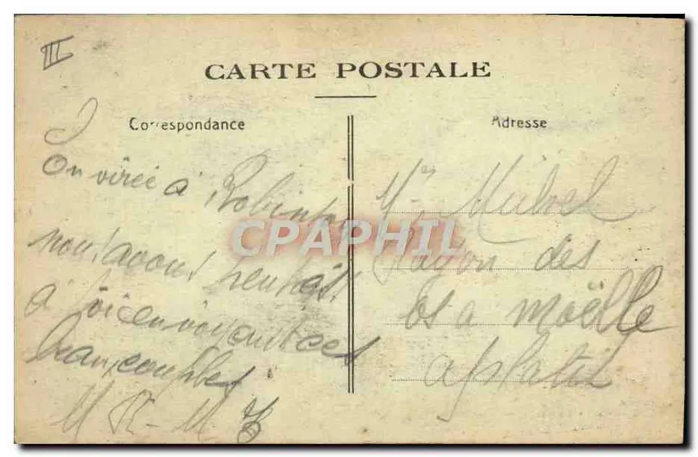 Die Fälle von ROBINSON — Der Brautprung — L. Baslé, Foto-Verlag - Robinson (Seine) - Rückseite
