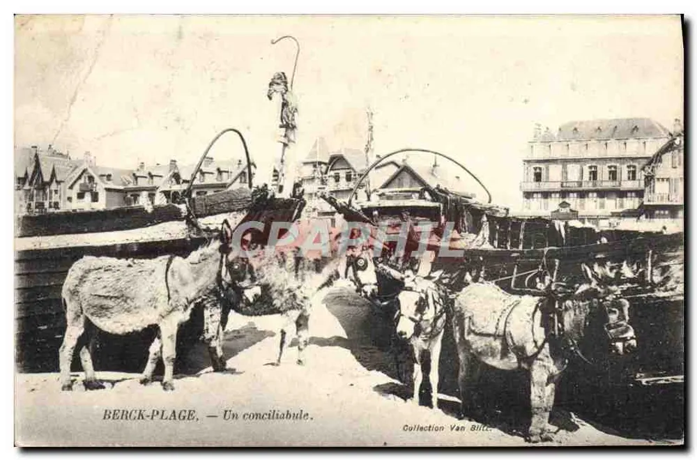 Berck-Plage — Uma reunião — Coleção Van Bille - Frente