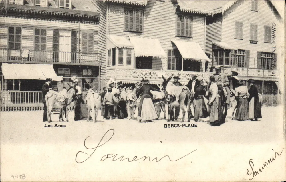 Les Anes — Berck-Plage — Coleção Vaillant n°7 - Frente