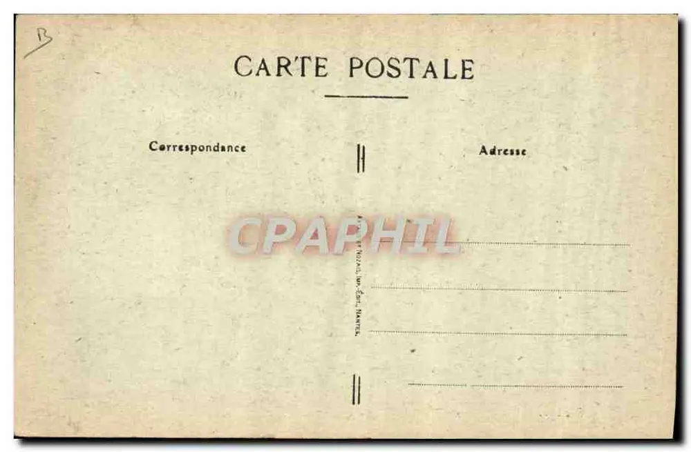 Uma NOCE BRETONNE — A Chegada dos Casados — n°33 - Verso