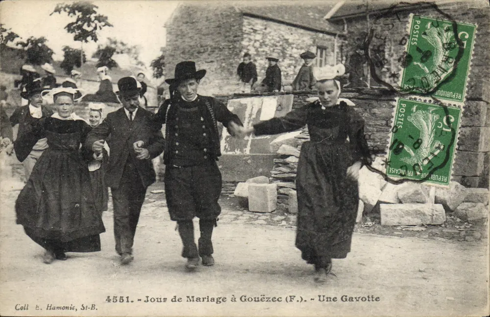Gouëzec (F.) — Hochzeitstag — Eine Gavotte — Coll. b. Hamonie, St-B. - Vorderseite