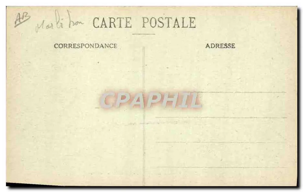 Arredores de LORIENT — Um Cortejo de Casamento — Coleção H Laurent, Porti-Louis - Verso
