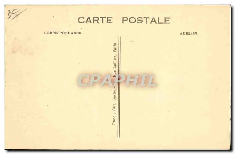 Suresnes — Pumpwerkstatt — Phot. édit. Sartory, Rue Laffitte, Paris - Rückseite