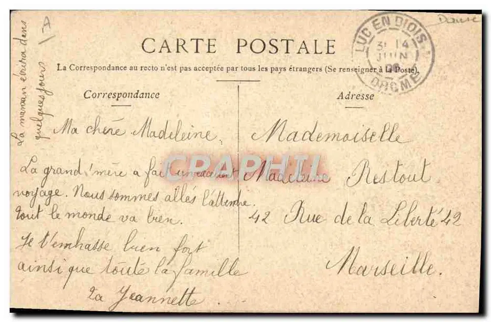 Bouissavin (Opéra Danse) — bailarina em tutu colorido — Cautin & Berger - Verso