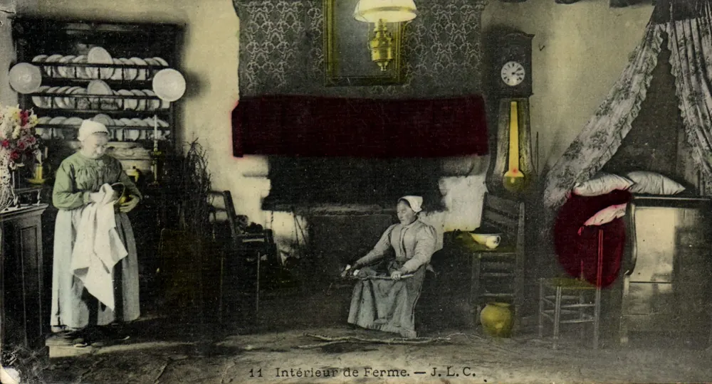 Wnętrze farmy — J.L.C. - Awers