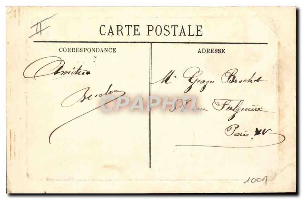 Abfahrt des Dampfers "Invicta" — Boulogne-sur-Mer — Verlag unbekannt - Rückseite
