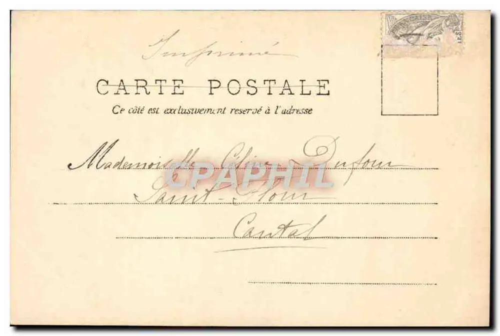 Fischereiszene in Saint-Vierge — N. H. Dufour, Paris — N° IV - Rückseite