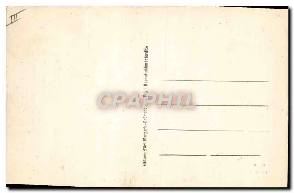 Uma velha Chevrière Cévenola — 8622 — Edições de Arte Marcerit-Bromand, Limony - Verso
