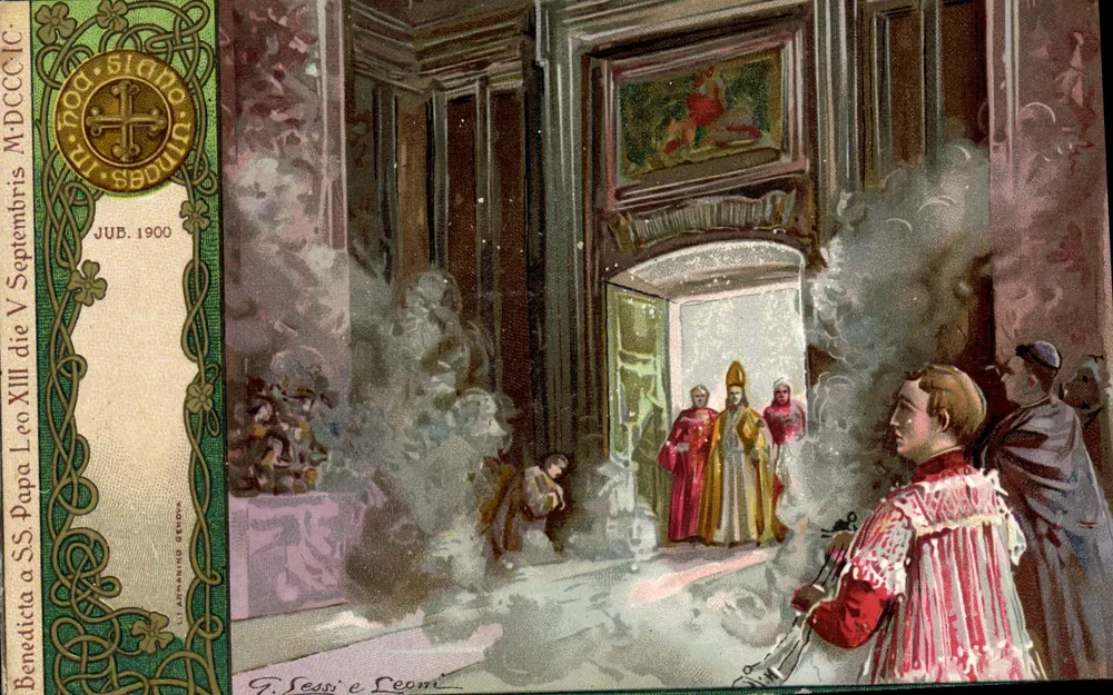 Jubiläum von Saint Peter — Papst Leo XIII — 1900 - Vorderseite