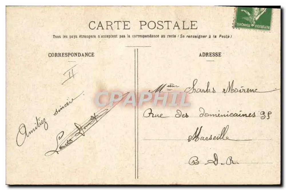 Soldaten beim Üben — Wirre Gruppenbewegungen — E.R. PARIS, Modell-Nr. 14.877 - Rückseite
