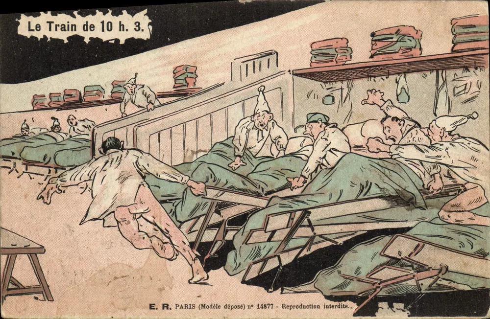 Der 10:03-Zug — E. R. PARIS (Modell angemeldet) Nr. 14877 - Vorderseite