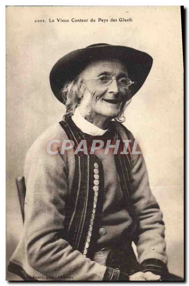Der alte Erzähler aus dem Land der Glazik — Dostré, phot. Ukhasek - Vorderseite