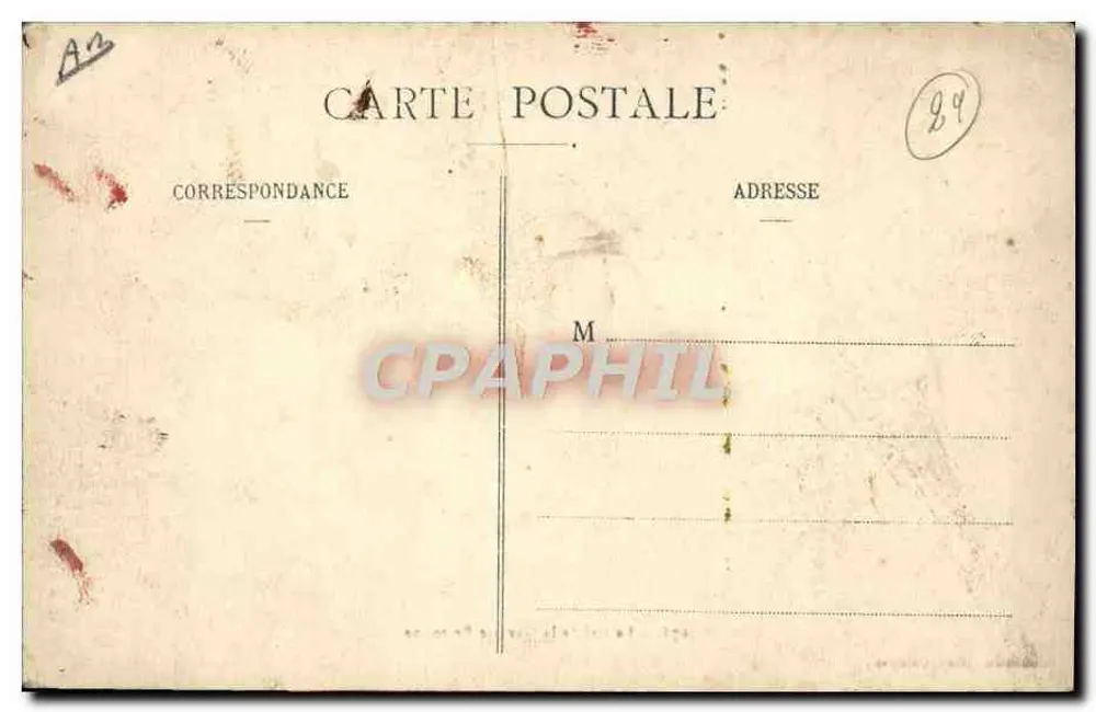 Quimper — Il Ballo della Gavotta Bretone — Collezione Villard, Quimper - Verso
