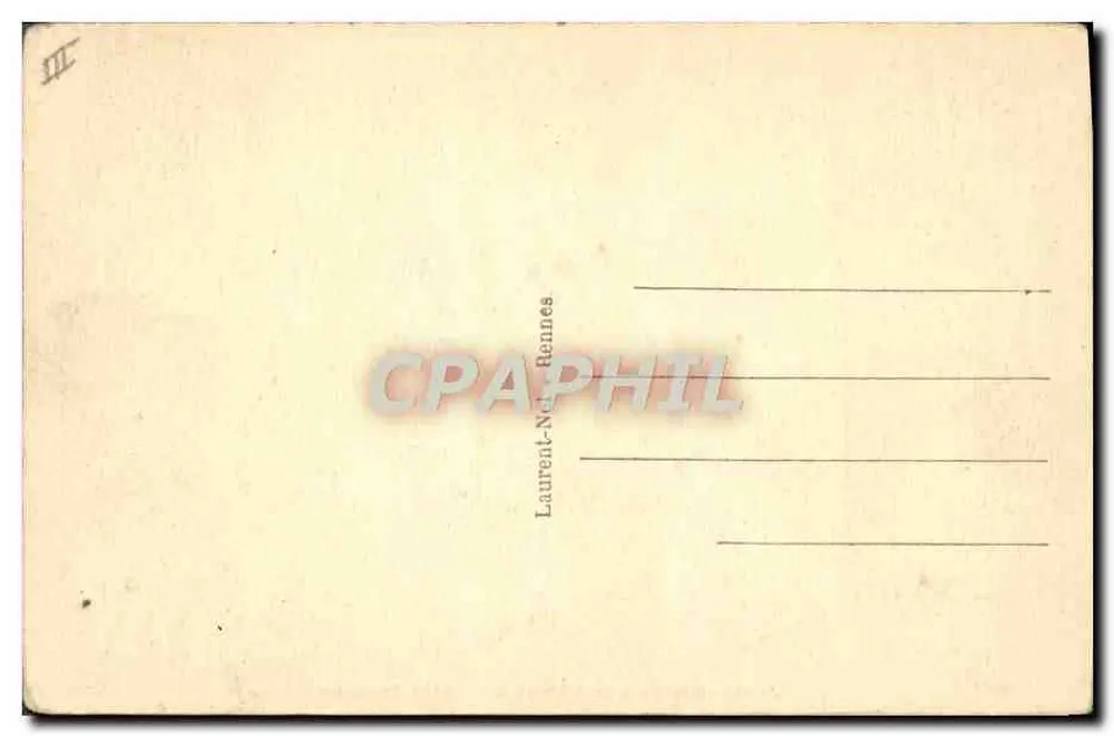 Arredores de VANNES — Noce Bretonne — Laurent-Né Rennes n°2156 - Verso