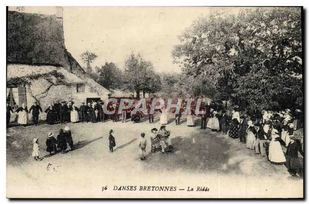 Danças bretonas — La Ridée - Frente