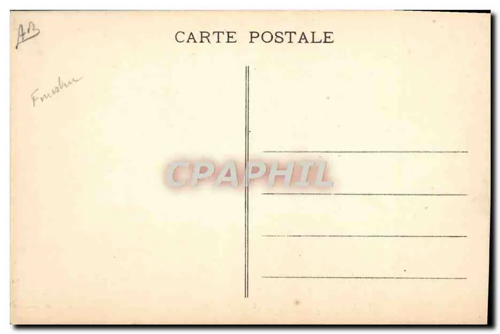 Weben von Sieben und Siebenkörben in einer Familie von BANNALEC — (Serie der bretonischen Industrien) — Sammlung Chirard, Quimper - Rückseite
