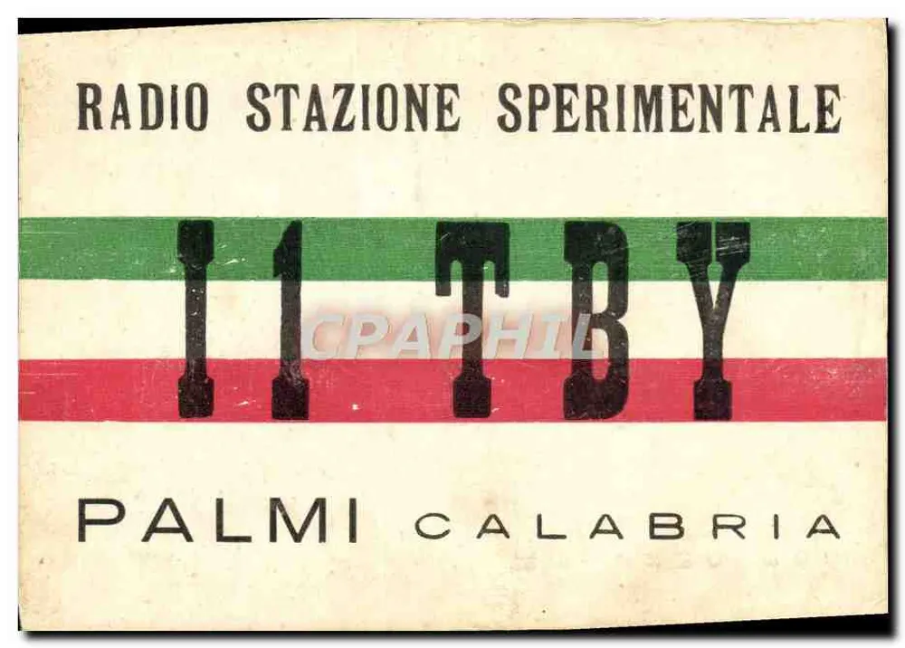 Radiostation für Experimente — I1TBY — Palmi Calabria - Vorderseite