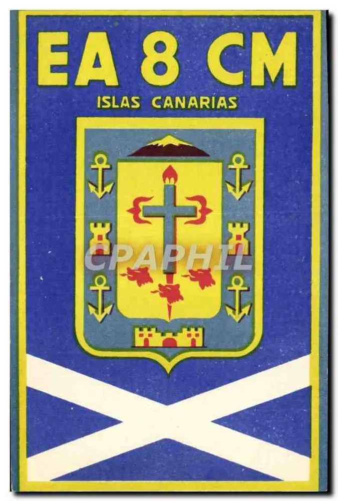 Ilhas Canárias — Editor EA 8 CM — EA 8 CM - Frente
