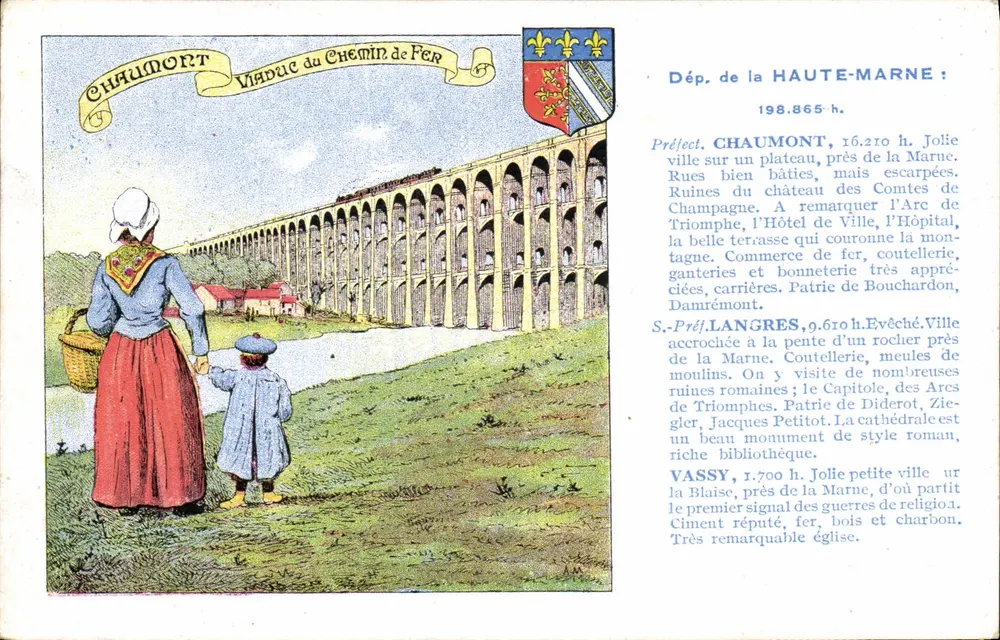 Chaumont — Viaduto da Linha Ferroviária — Edição Especial Pastilles Valda - Frente