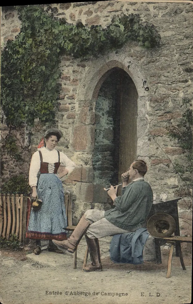 Entrada de Auberge de Campagne — E. L. D. - Frente