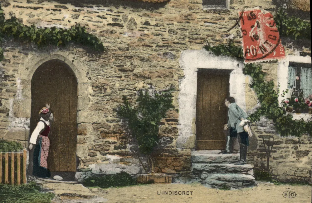 L'INDISCRET — cena de aldeia — Edição E.D. - Frente