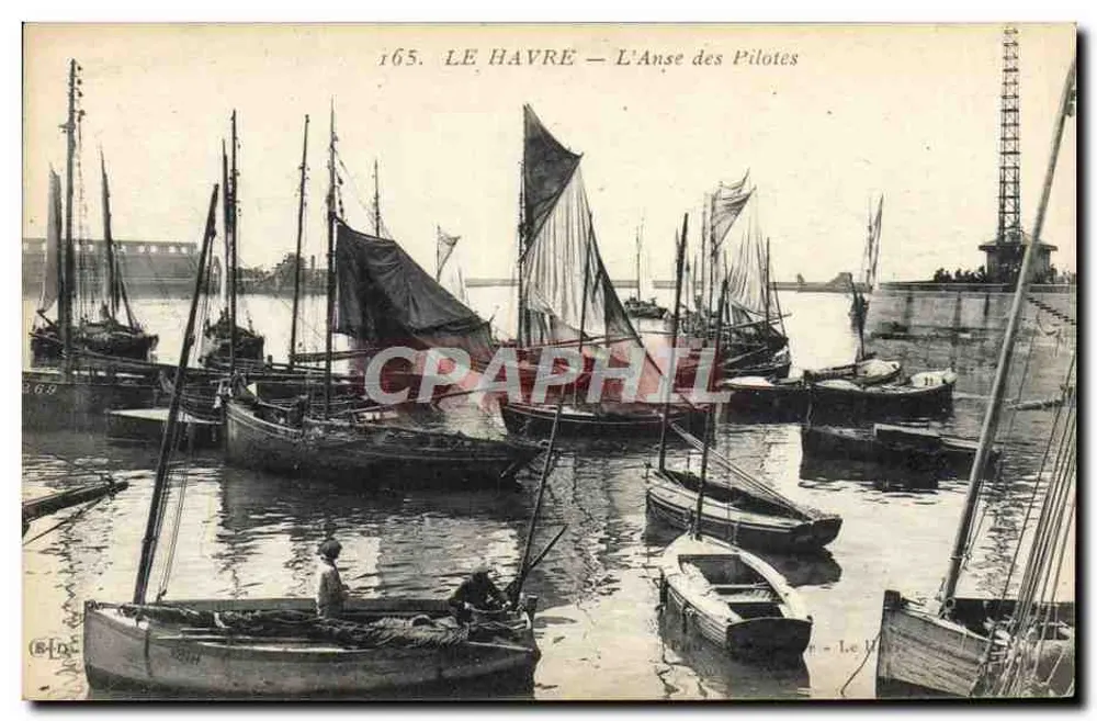 Le Havre — A L'Anse des Pilotés — n°165 - Frente