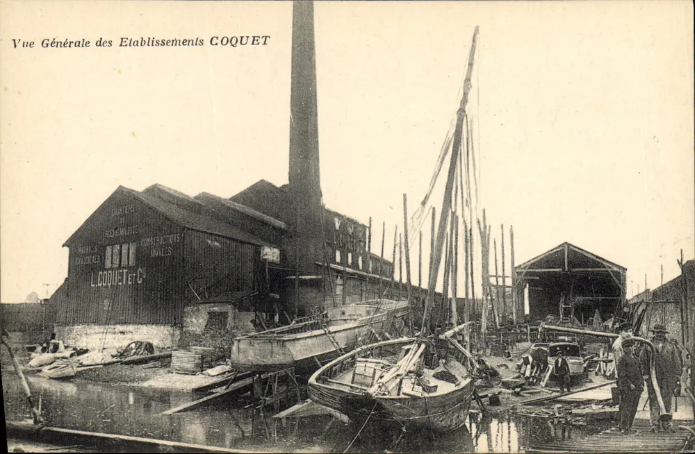 Etablissements Coquet — Allgemeine Ansicht — L. Coquet & Cie - Vorderseite