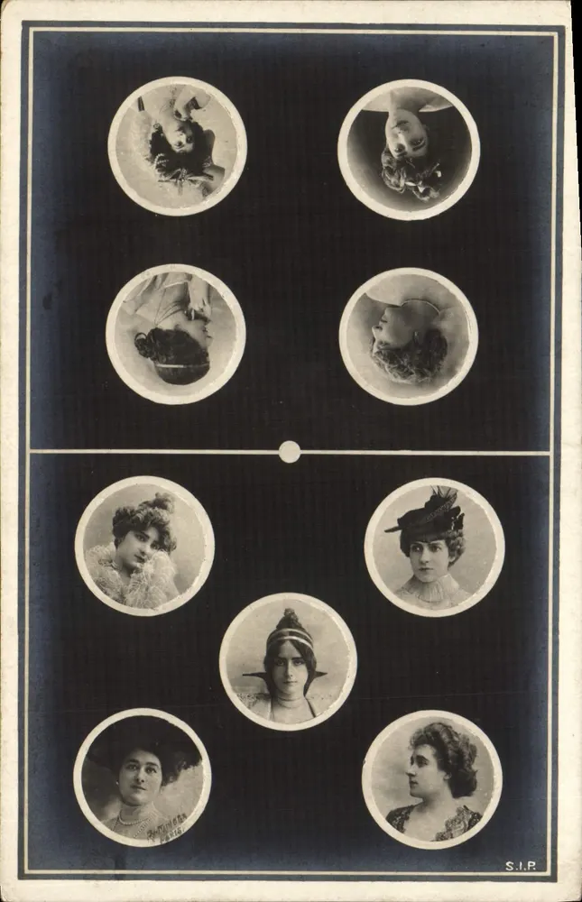 Porträts von Frauen — Sammlung von siebzehn Fotografien — S.I.P. - Vorderseite