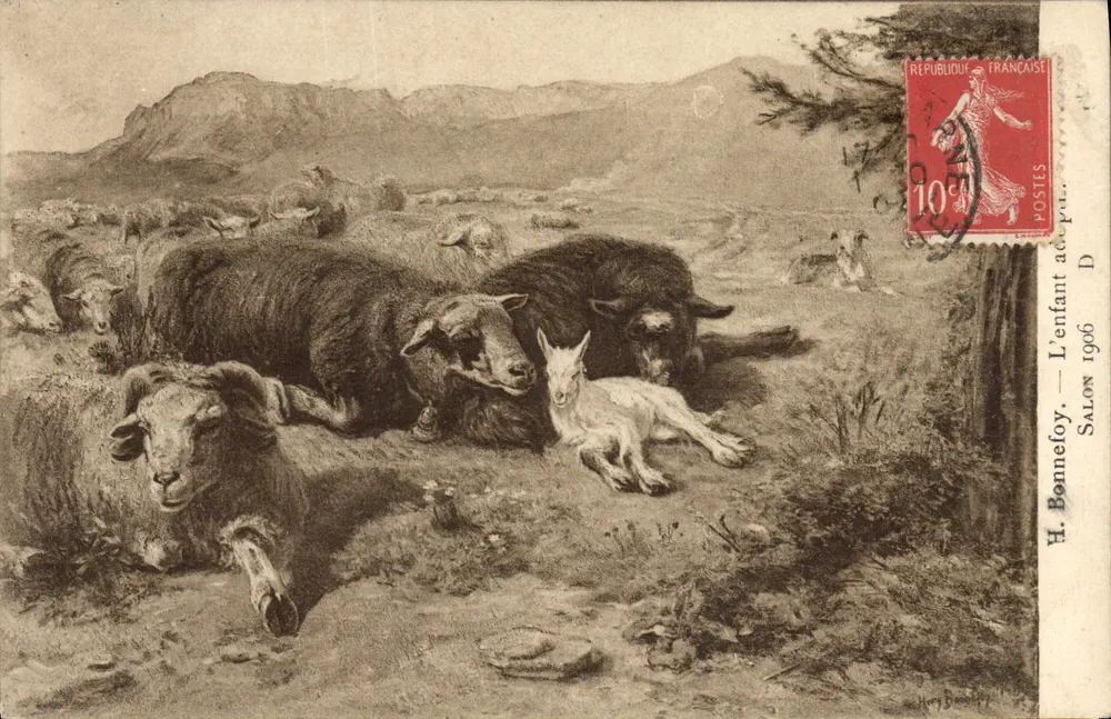 A Criança — Salão 1906 — H. Bonnefoy - Frente