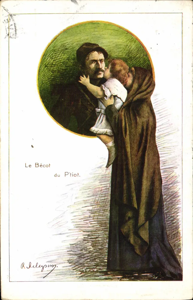 Le Bécot du P'riot — Illustration von R. Delépom — Ausgabe Art & Commercial Edition L. GAILLARD, Genf - Vorderseite