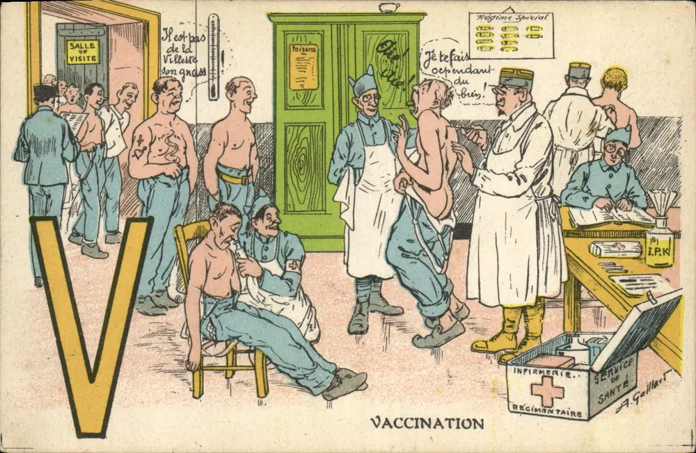 Vacinação — Sala de Visita — J. Gallièy - Frente
