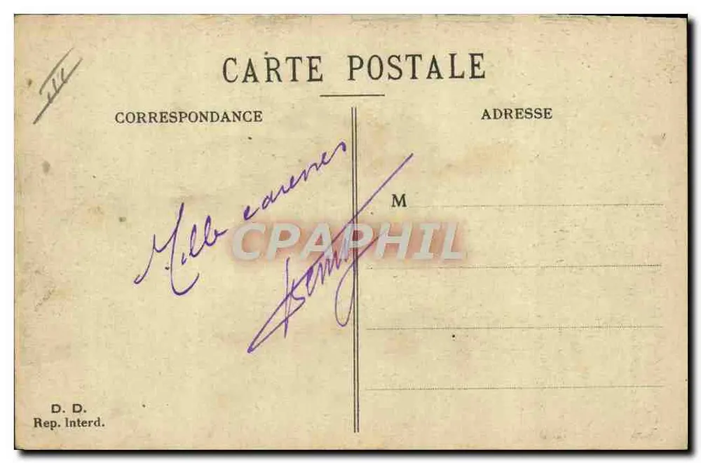 Homem de quarto — caricatura militar — A. Gaillard - Verso