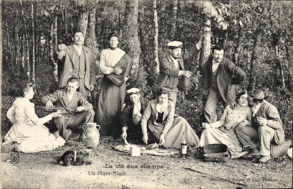 Ein Picknick — Das Leben auf dem Land — Héloïse Dagas et Cie, Paris - Vorderseite
