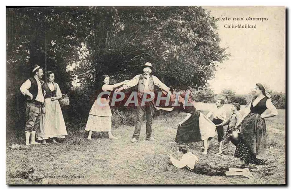 Das Leben auf dem Land — Colin-Maillard — Phototypie Dugas & Cie, Nantes - Vorderseite
