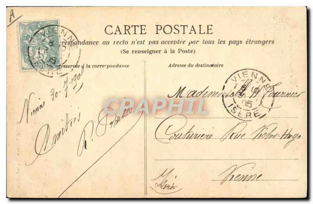 A vida nos campos — A Bruxa — Éditholope Dugas et Cie, Nantes - Verso