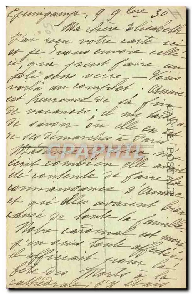Bretagne-Innenraum - Pays Paimpolais — E. Marin, n° 5750 - Rückseite