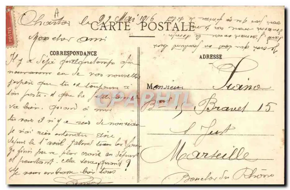 De les in lezen — Coll. E. Hamonie, St-B. — n° 1464 - Achterkant