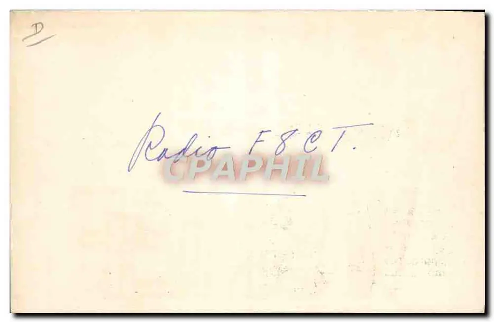 Funkkommunikation — F8CT — Howard A. Nielsen, River Forest, Ill. — W9MEF - Rückseite